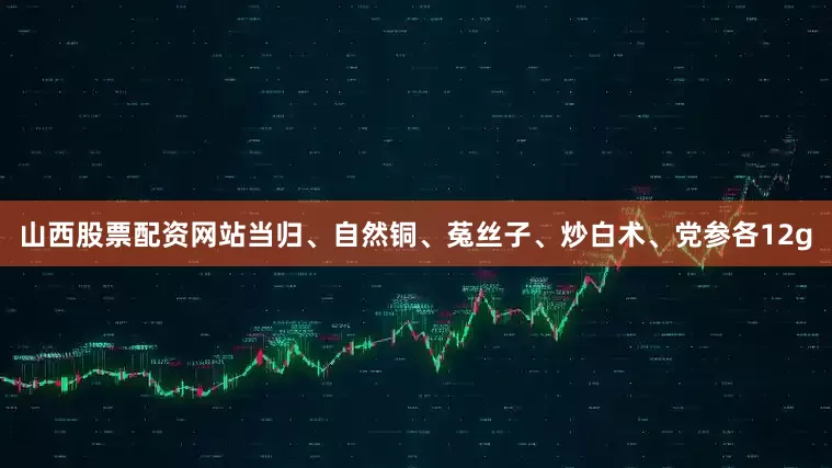 山西股票配资网站当归、自然铜、菟丝子、炒白术、党参各12g